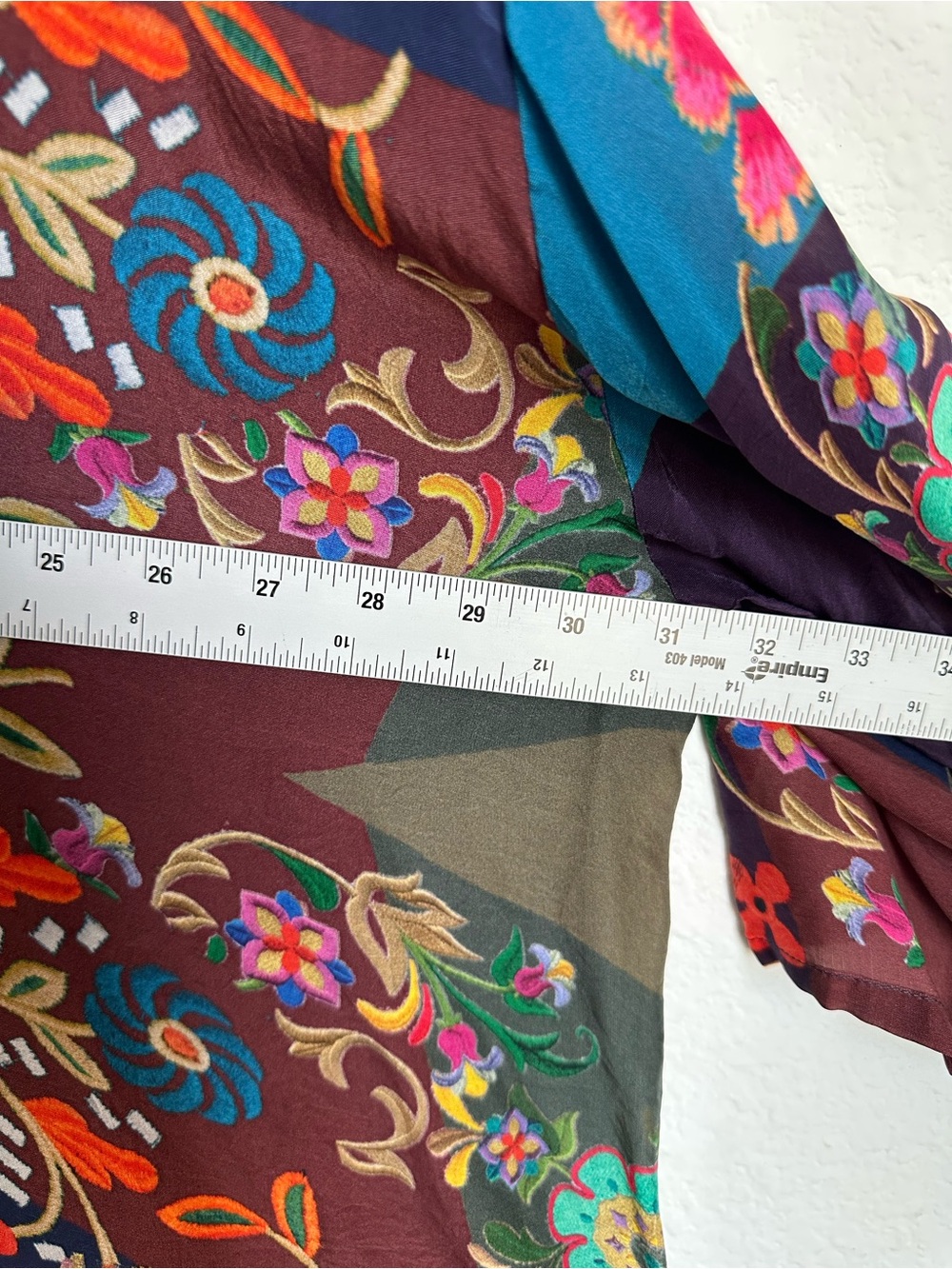 Johnny Was embroidered silk blend Mardi blouse‎ NWT RARE size 3X Boho - Picture 7 of 15